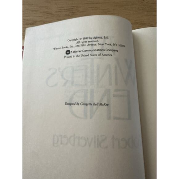 At Winters End, Robert Silverberg HC/DJ/BC/First Edition 1988 Sci Fi VTG - Picture 2 of 12